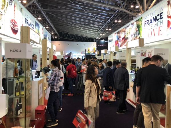 Vinexpo shanghai french stands